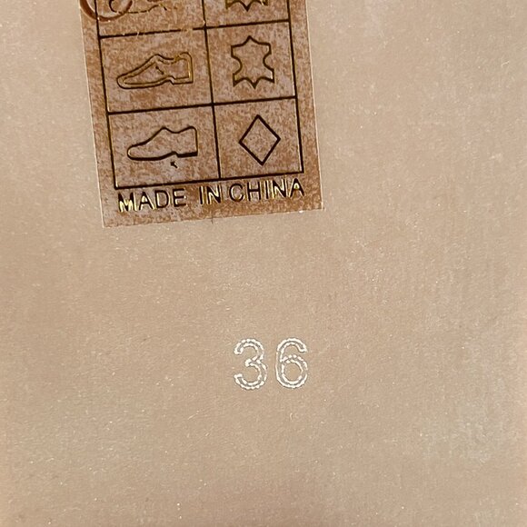 Antelope Women Rey Taupe Leather Flat Sandals US Size 5 Geometric Pattern - Picture 11 of 11